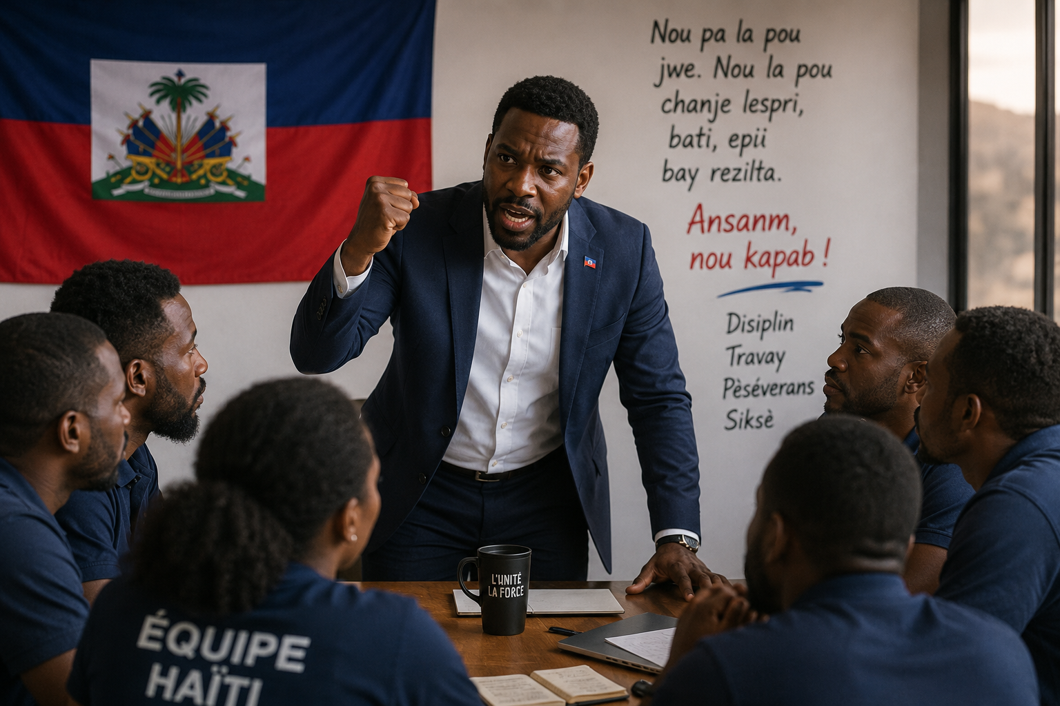 Wòl Lidèchip Revolisyonè nan Devlopman yon Peyi ki Ravaje ak Tout Kalite Kriz