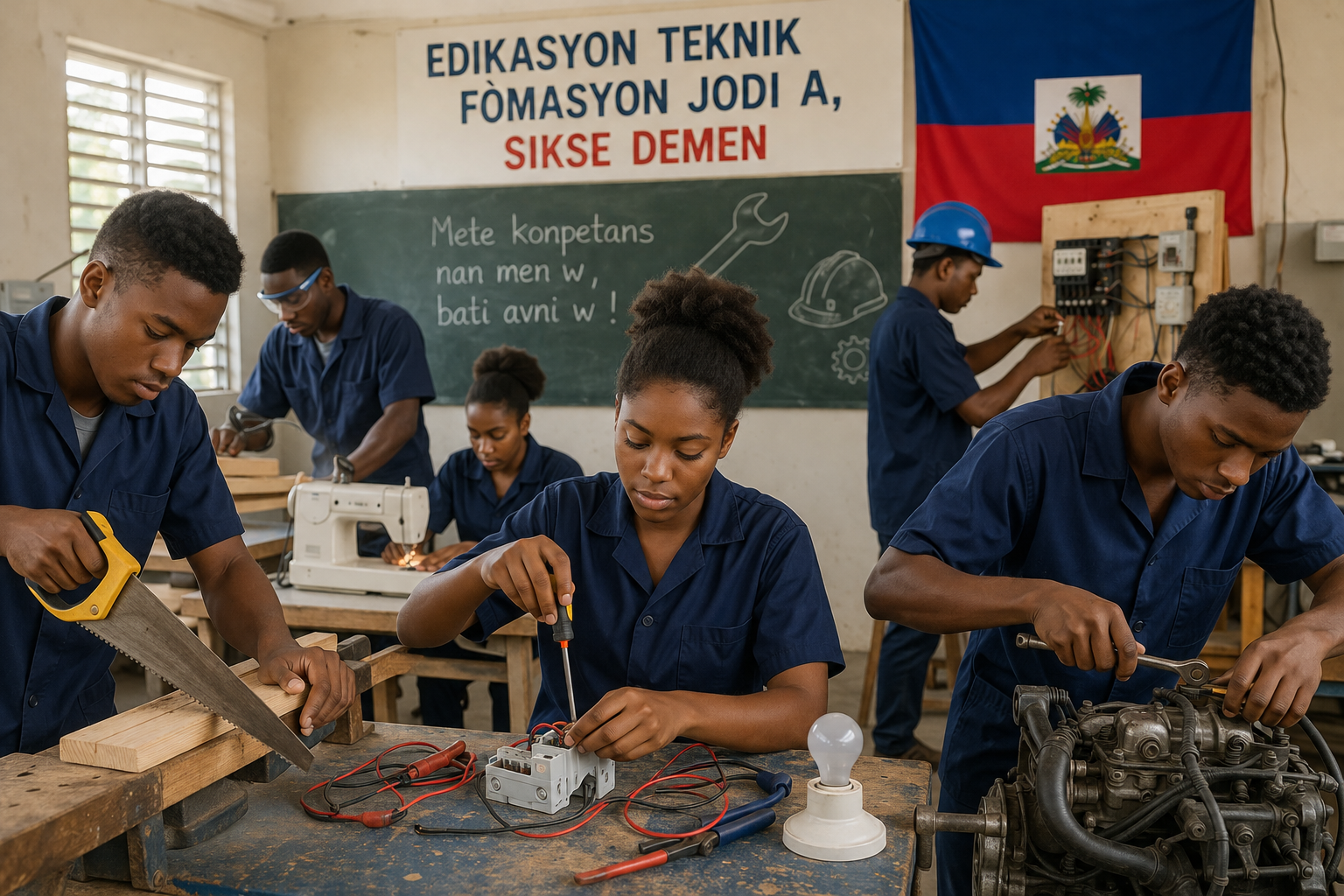 Edikasyon Teknik: Motè Devlopman Ekonomik ak Sosyal Ayiti